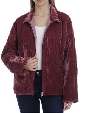 NEW AVEC LES FILLES QUILTED VELVET JACKET